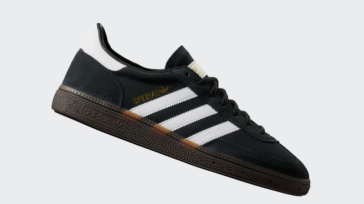 Adidas Men's Handball Spezial Shoes - Core Black / Cloud White / Gum - Image 3
