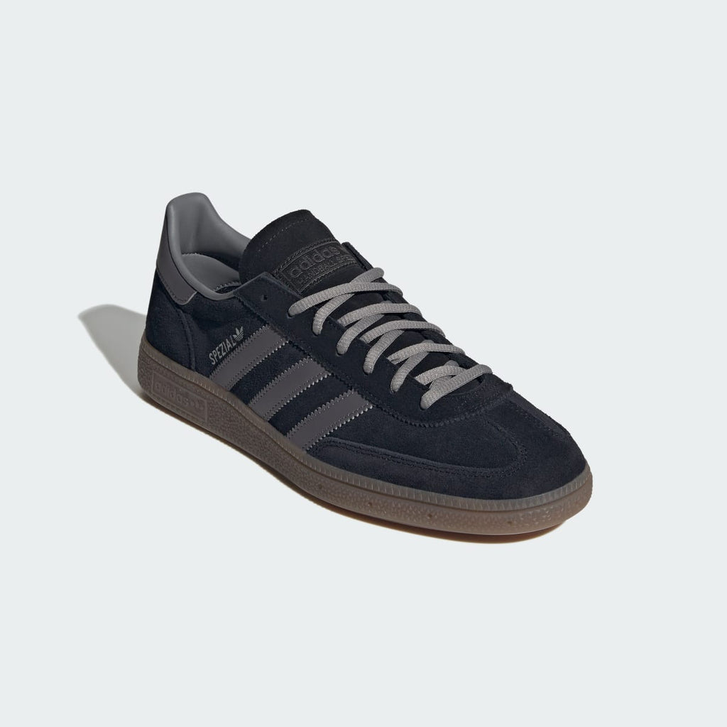 Adidas Men's Handball Spezial Shoes - Core Black / Grey Strata / Gum - Image 4