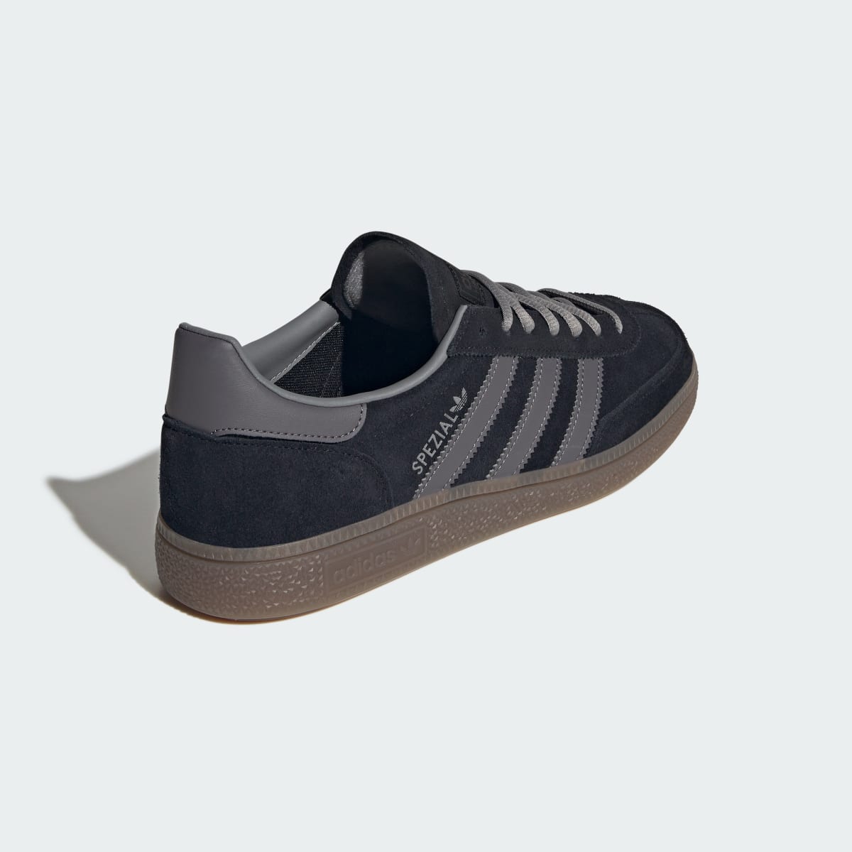 Adidas Men's Handball Spezial Shoes - Core Black / Grey Strata / Gum - Image 5