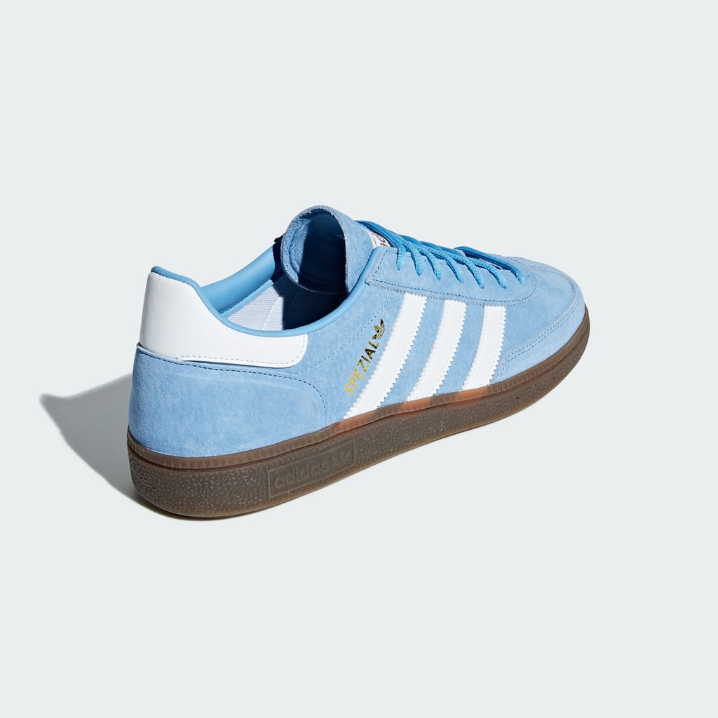 Adidas Men's Handball Spezial Shoes - Light Blue / Cloud White / Gum - Image 7