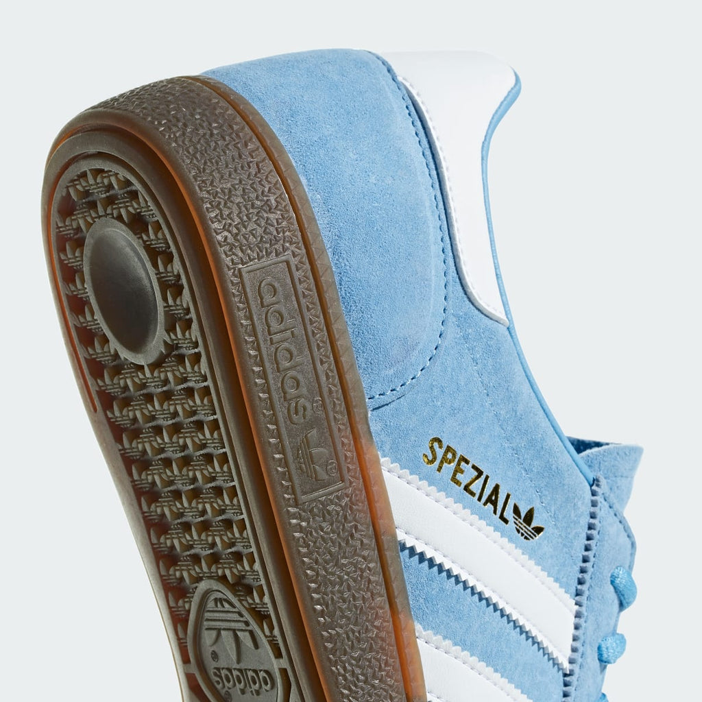 Adidas Men's Handball Spezial Shoes - Light Blue / Cloud White / Gum - Image 11