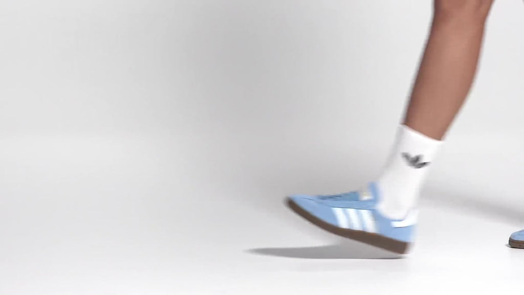 Adidas Men's Handball Spezial Shoes - Light Blue / Cloud White / Gum - Image 2