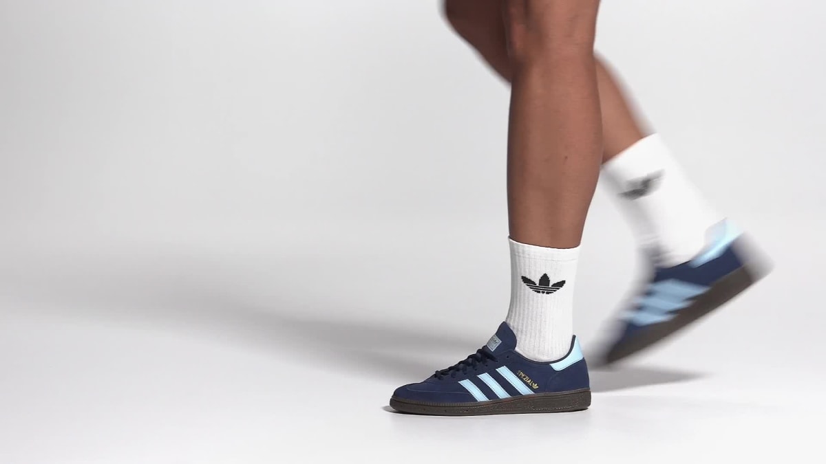 Adidas Women's Handball Spezial Shoes - Collegiate Navy / Clear Sky / Gum - Image 2