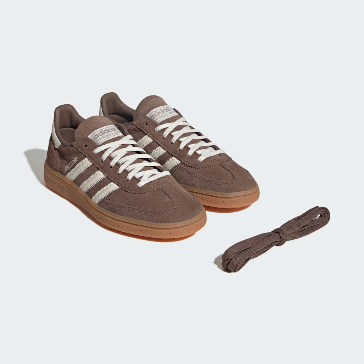 Adidas Women's Handball Spezial Shoes - Earth Strata / Off White / Gum - Image 10