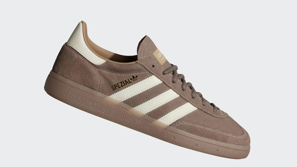 Adidas Women's Handball Spezial Shoes - Earth Strata / Wonder White / Gum - Image 2
