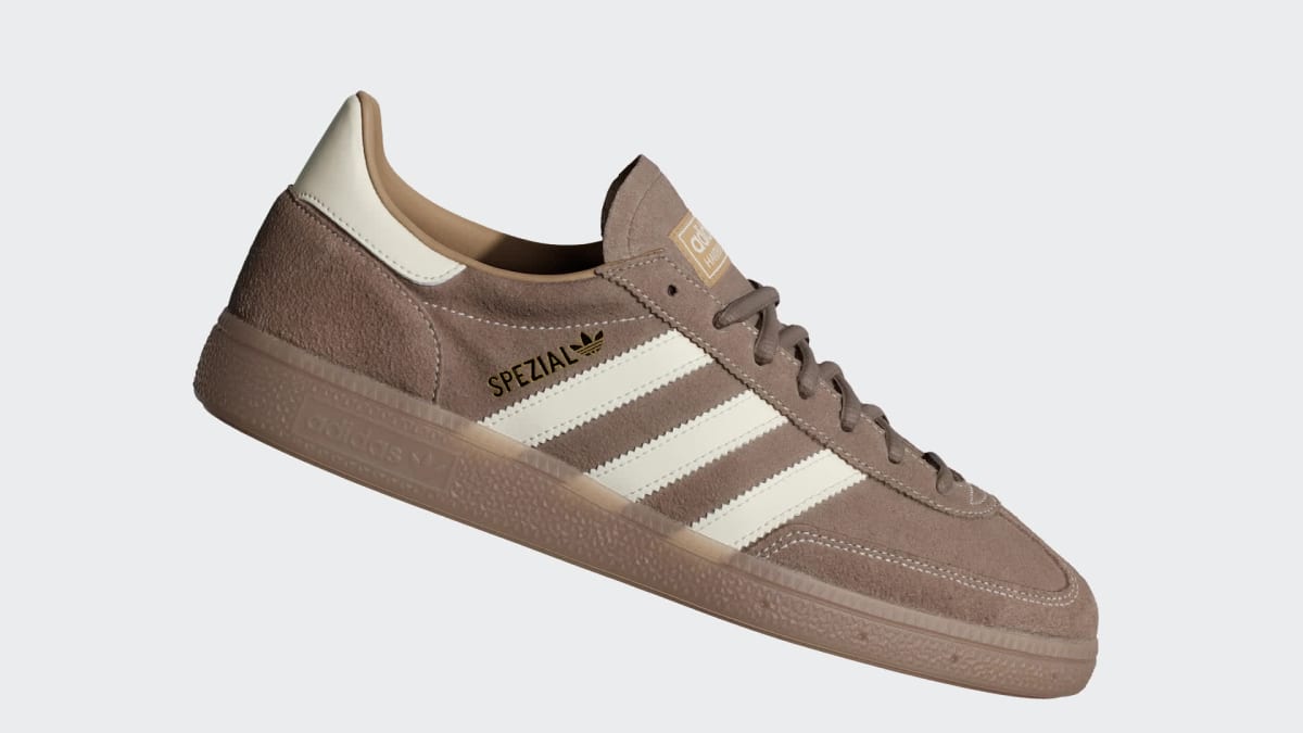 Adidas Women's Handball Spezial Shoes - Earth Strata / Wonder White / Gum - Image 2