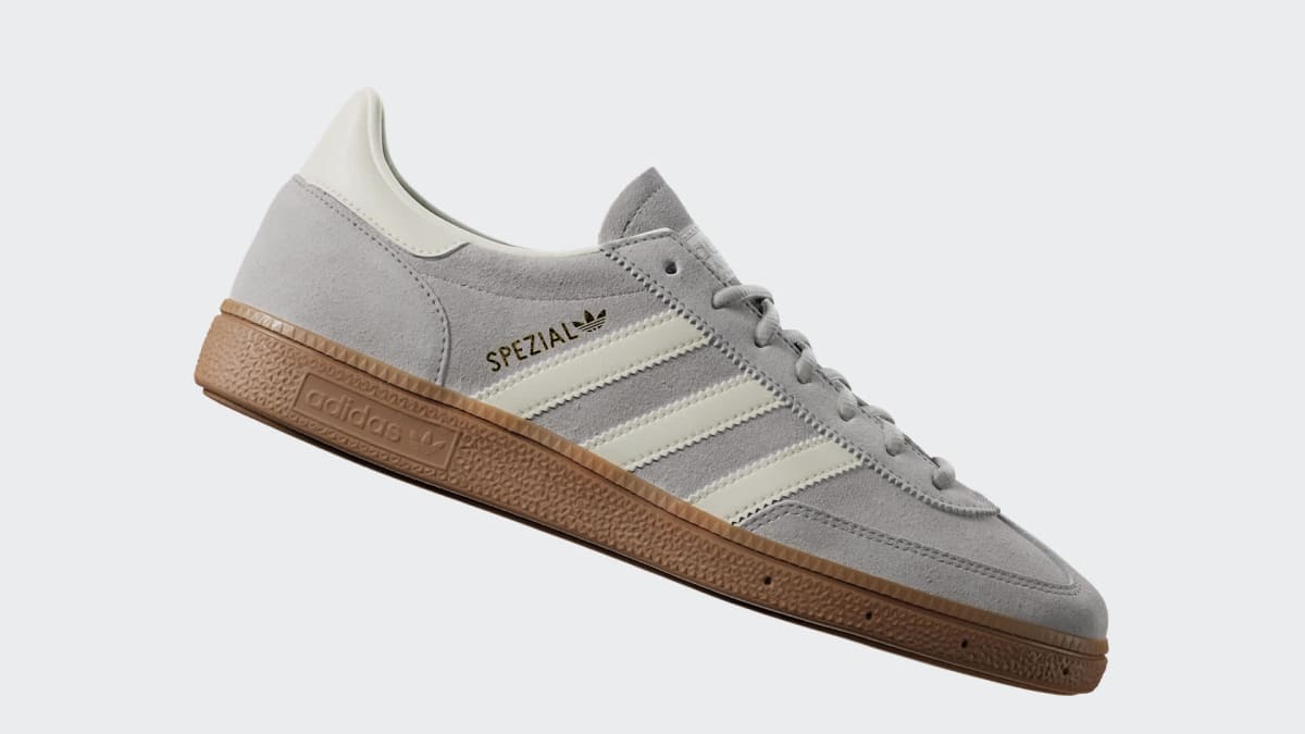 Adidas Men's Handball Spezial Shoes - Grey Two / Cream White / Cloud White - Image 3