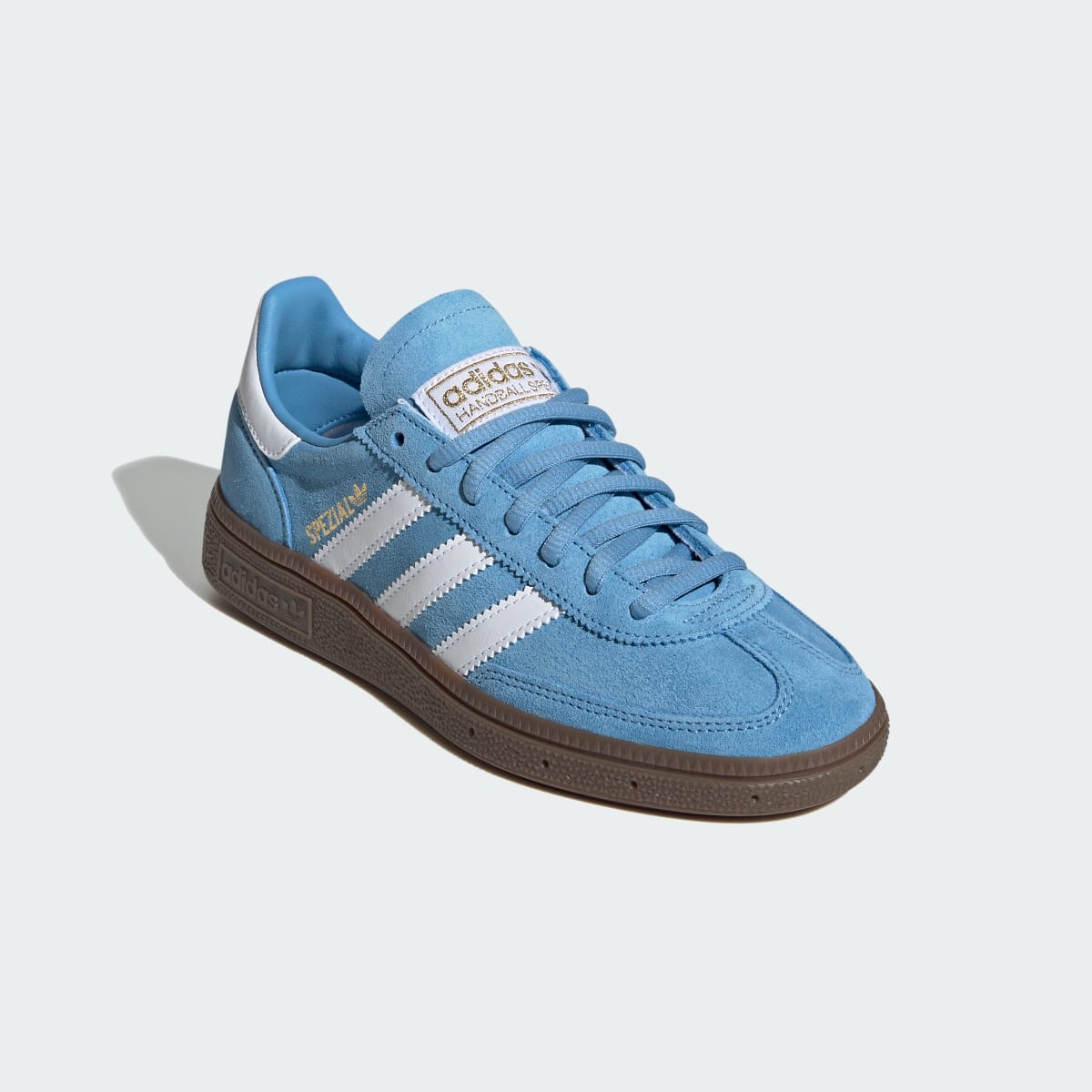 Adidas Kids' Handball Spezial Shoes Kids - Light Blue / Cloud White / Gum - Image 5
