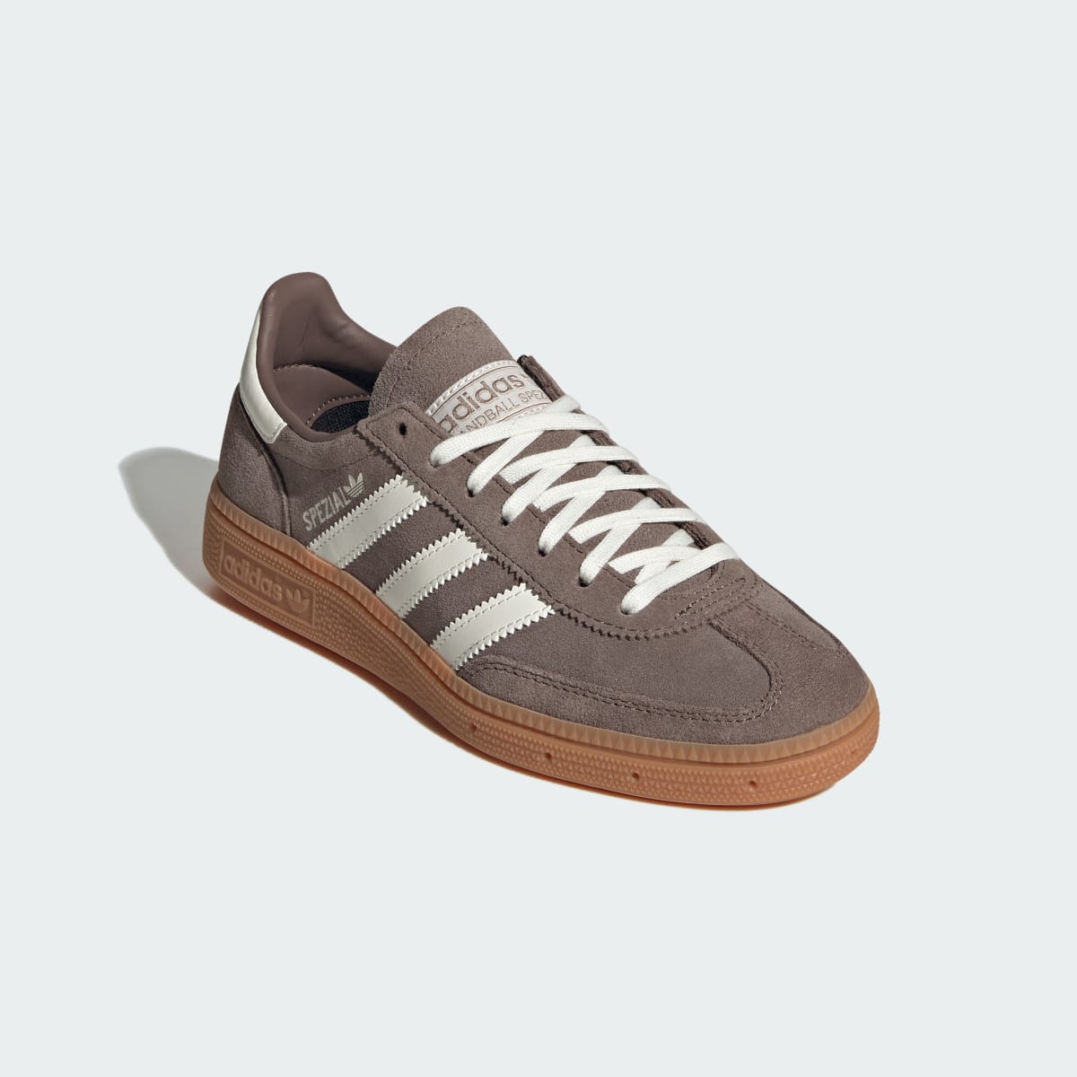Adidas Kids' Handball Spezial Shoes Kids - Earth Strata / Off White / Gum - Image 4