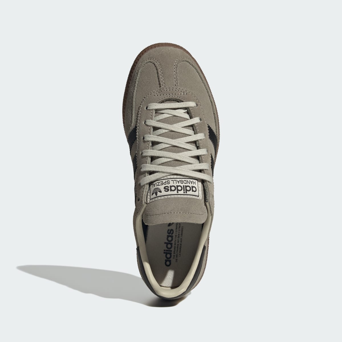 Adidas Kids' Handball Spezial Shoes Kids - Silver Pebble / Core Black / Gum - Image 2