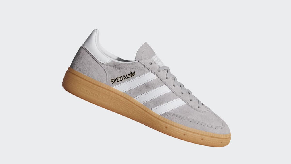 Adidas Kids' Handball Spezial Shoes Kids - Grey Two / Cloud White / Gum - Image 2