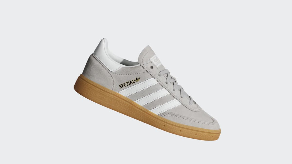 Adidas Kids' Handball Spezial Shoes Kids - Grey Two / Cloud White / Gum - Image 2