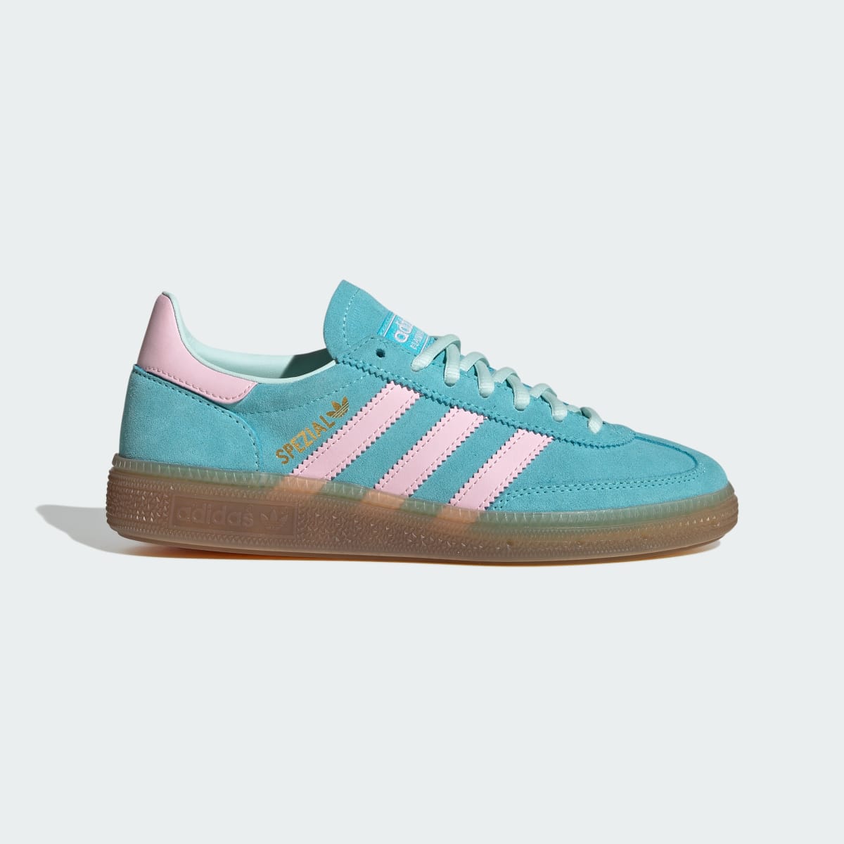 Adidas Kids' Handball Spezial Shoes Kids - Pulse Aqua / Clear Pink / Gum - Image 1