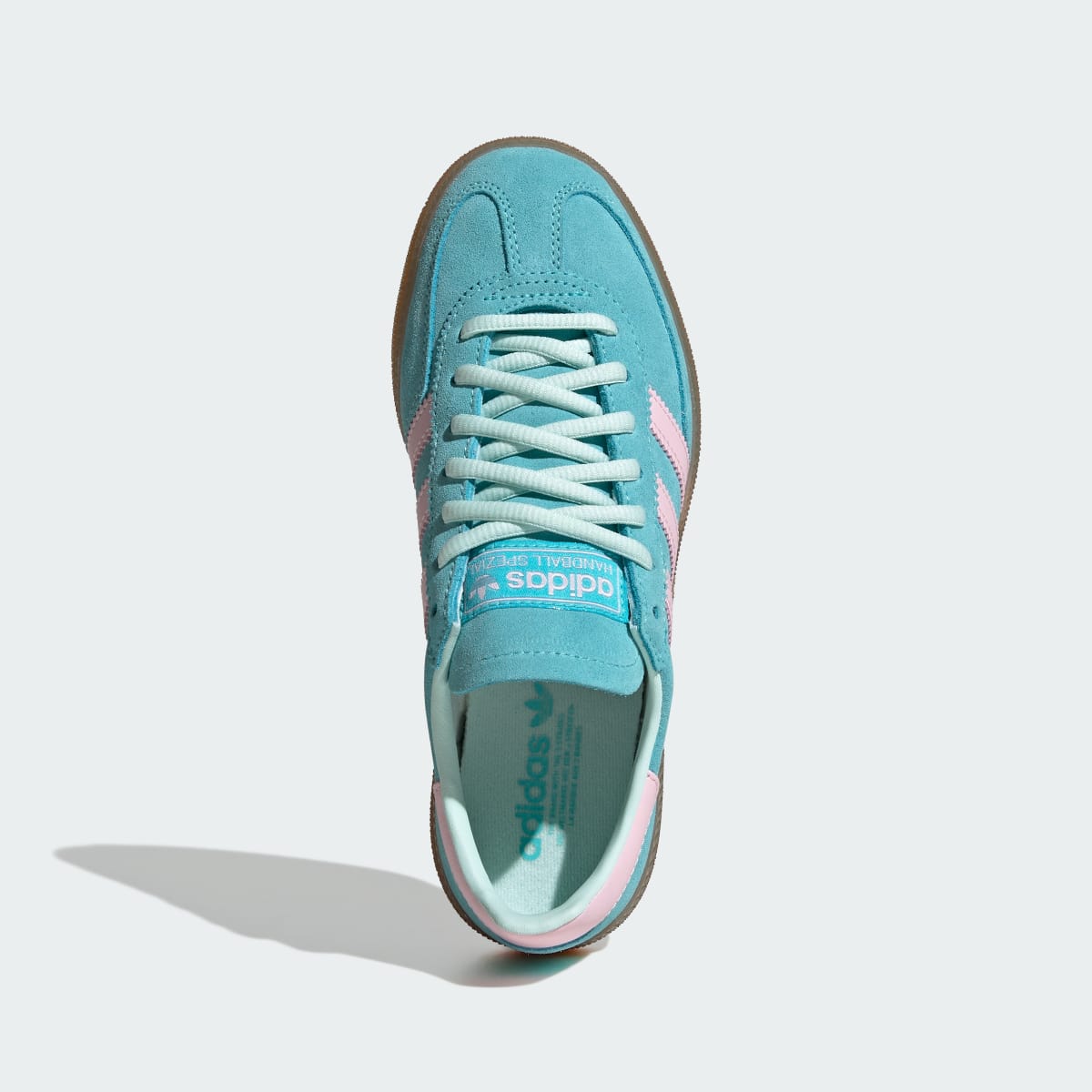 Adidas Kids' Handball Spezial Shoes Kids - Pulse Aqua / Clear Pink / Gum - Image 2