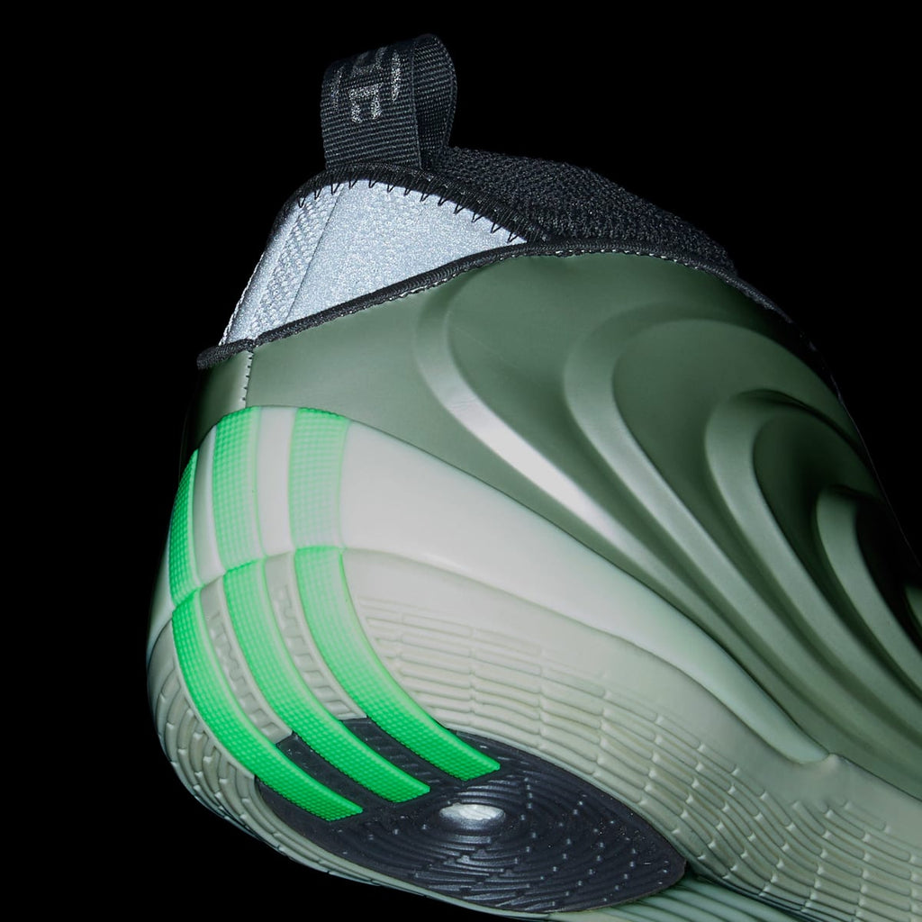 Adidas Women's Harden Volume 10 Shoes - Ice Gold Met. / Core Black / Lime Burst - Image 9