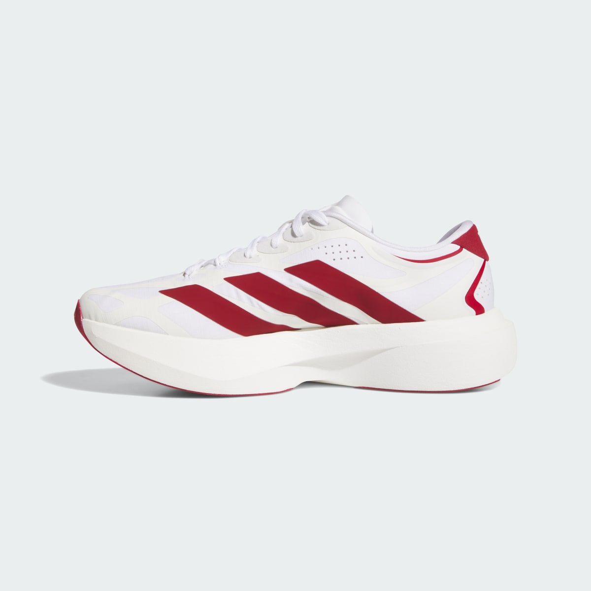 Adidas Women's INDIANA HOOSIERS ADIZERO EVO SL EXO - Cloud White / Team Victory Red / Off White - Image 6