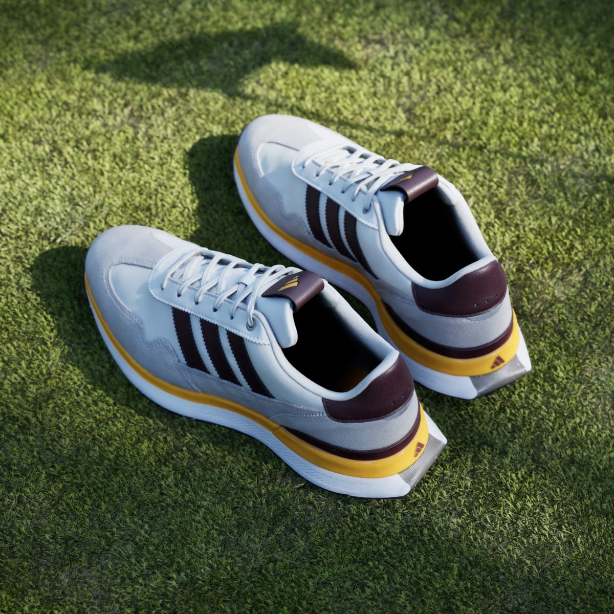 Adidas Men's Indiana Hoosiers S2G 26 Textile Spikeless Golf Shoes - Cloud White / None / None - Image 8
