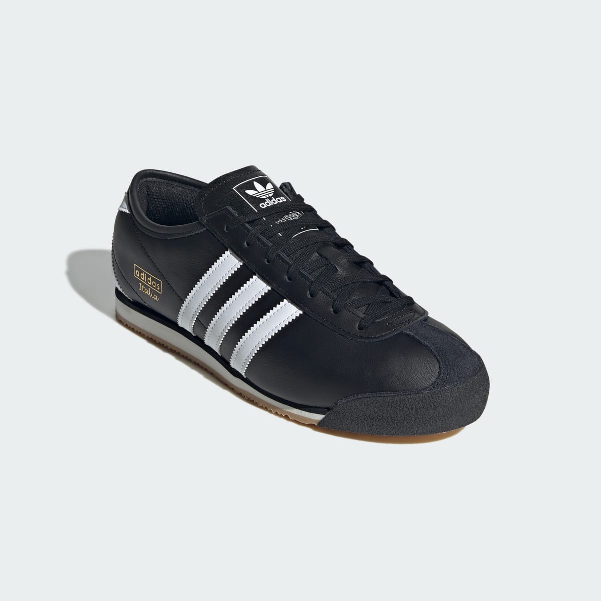 Adidas Men's Italia 70s Shoes - Core Black / Cloud White / Gum - Image 5