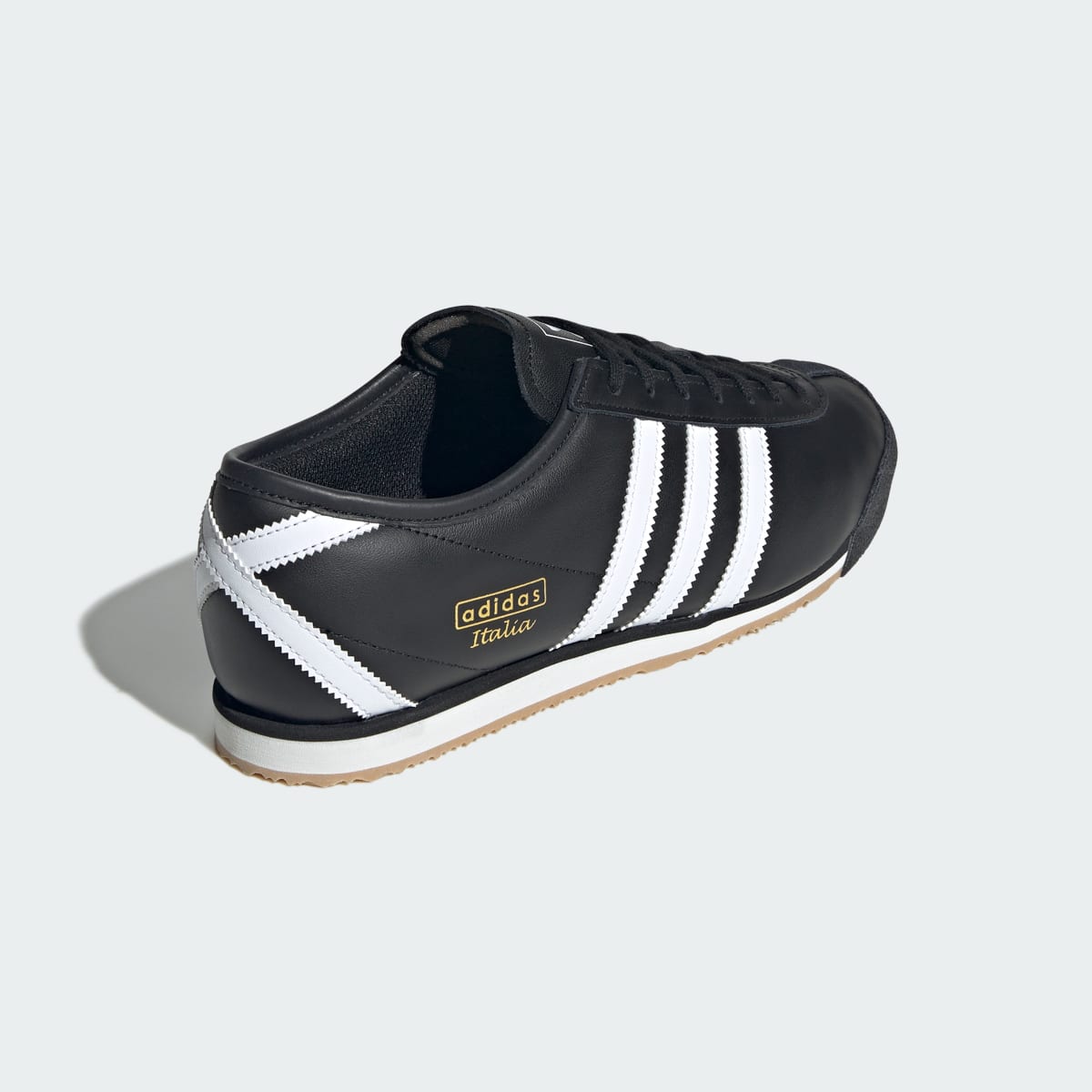 Adidas Men's Italia 70s Shoes - Core Black / Cloud White / Gum - Image 6