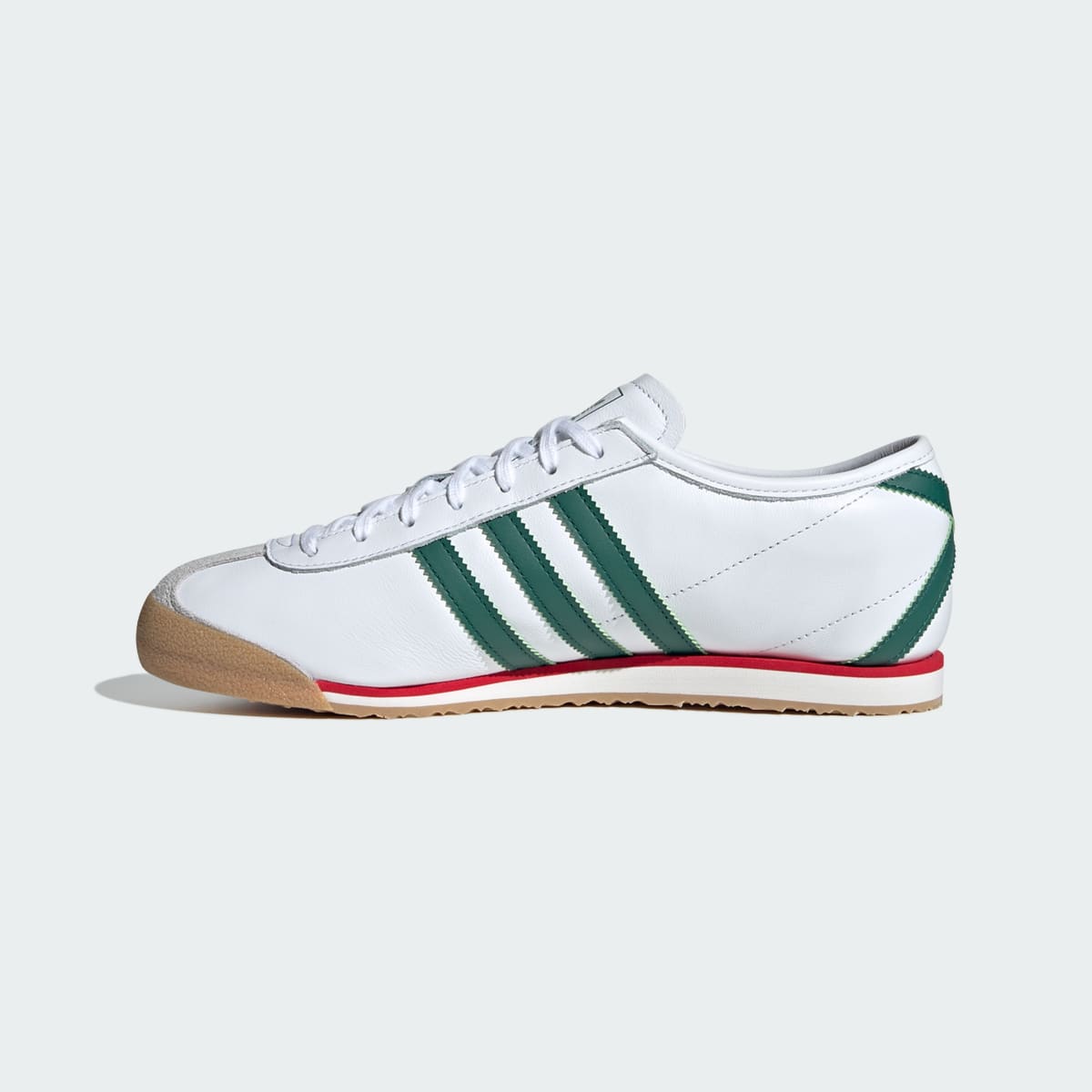 Adidas Men's Italia 70s Shoes - Cloud White / Collegiate Green / Gum - Image 7