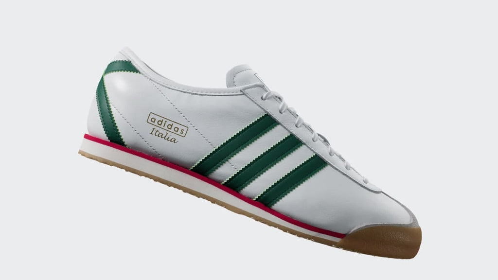 Adidas Men's Italia 70s Shoes - Cloud White / Collegiate Green / Gum - Image 2
