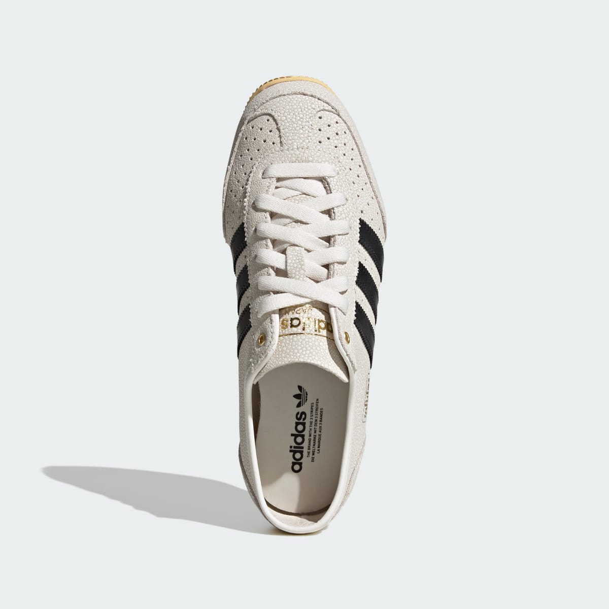 Adidas Women's JAPAN DECON SHOES - Cloud White / Core Black / Orange Tint - Image 2