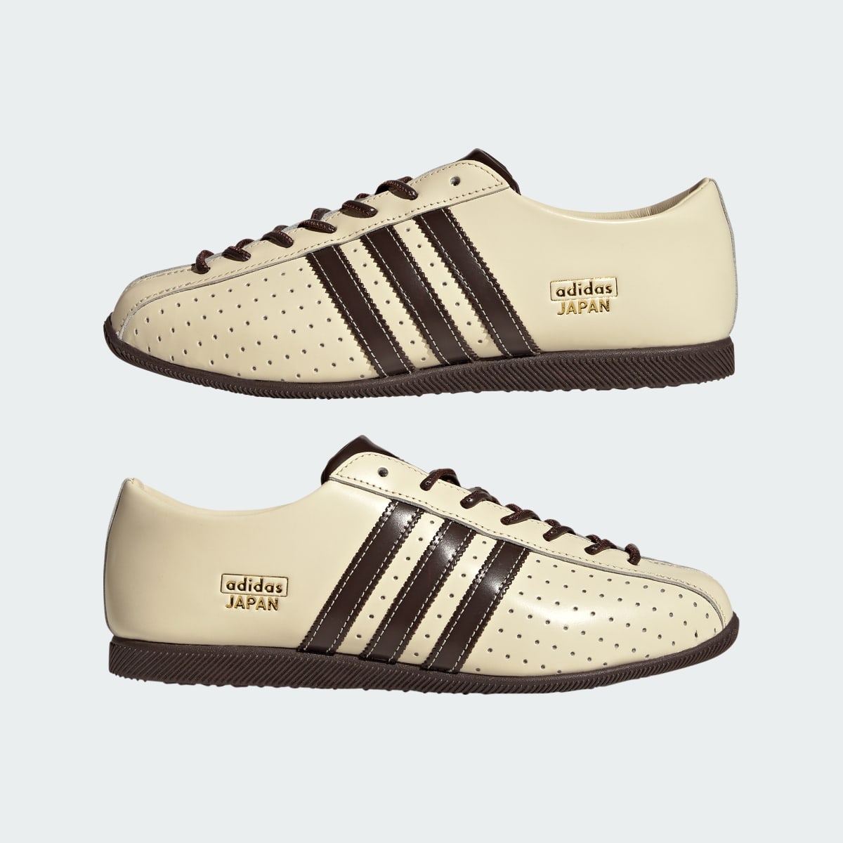 Adidas Women's JAPAN LUX SHOES - Cream White / Aurora Coffee / Gold Metallic - Image 7
