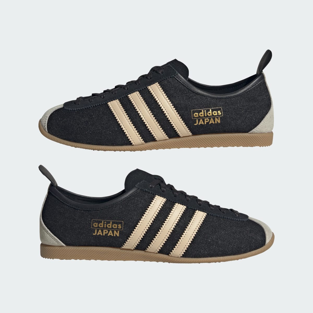Adidas Women's JAPAN SHOES - Core Black / Sand Strata / Gum - Image 7