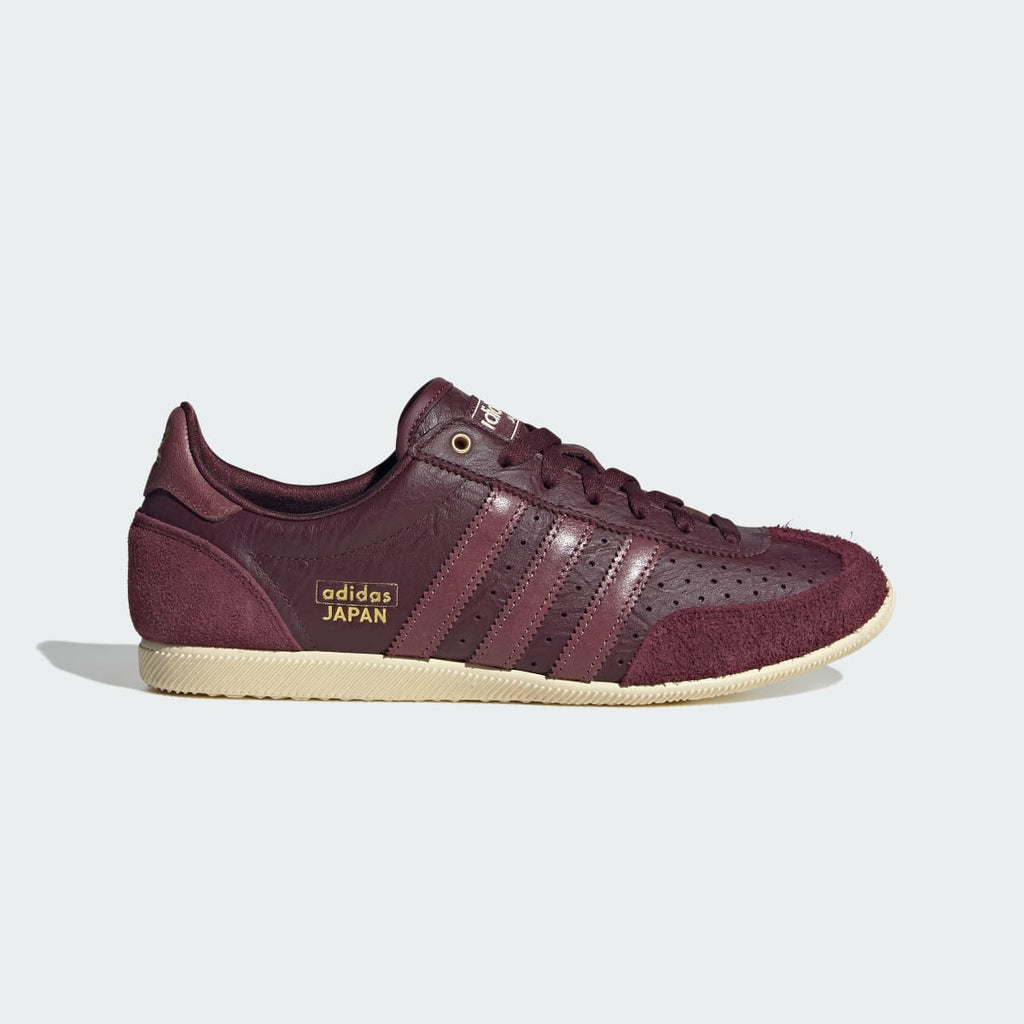 Adidas Women's JAPAN SHOES - Maroon / Burgundy / Gold Metallic - Image 1