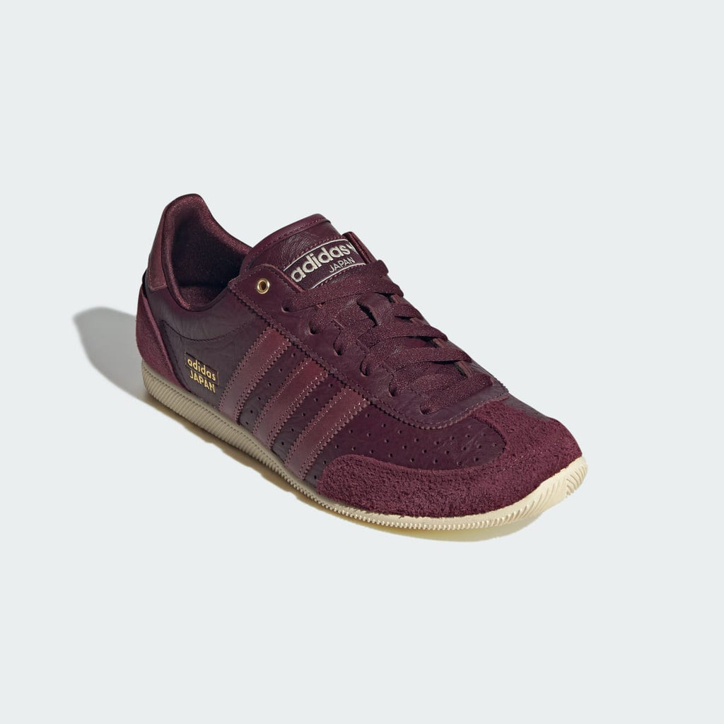 Adidas Women's JAPAN SHOES - Maroon / Burgundy / Gold Metallic - Image 4