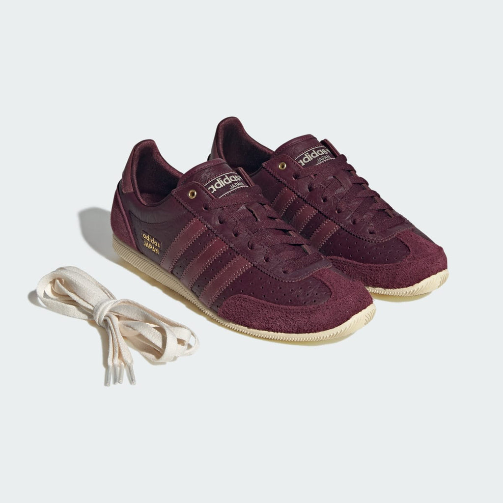 Adidas Women's JAPAN SHOES - Maroon / Burgundy / Gold Metallic - Image 7