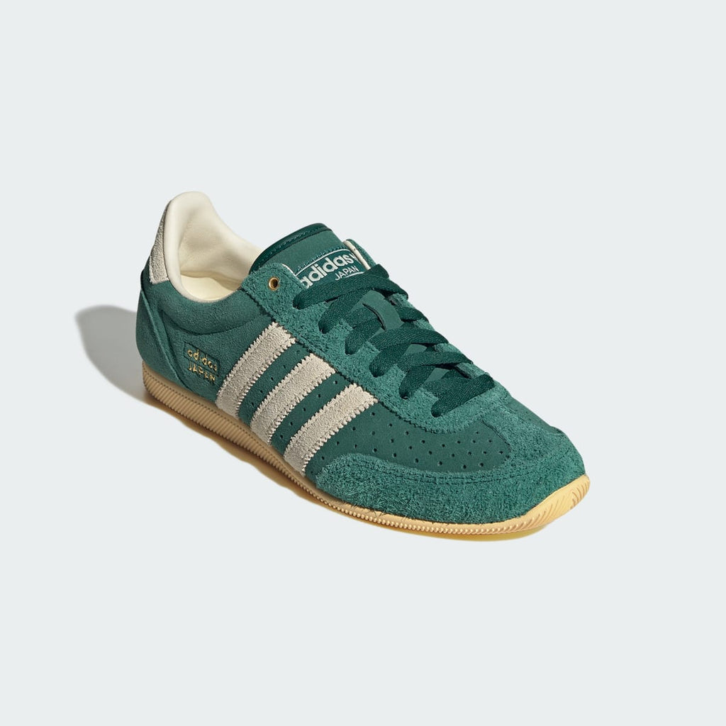 Adidas Women's JAPAN SHOES - Collegiate Green / Warm Vanilla / Gold Metallic - Image 4