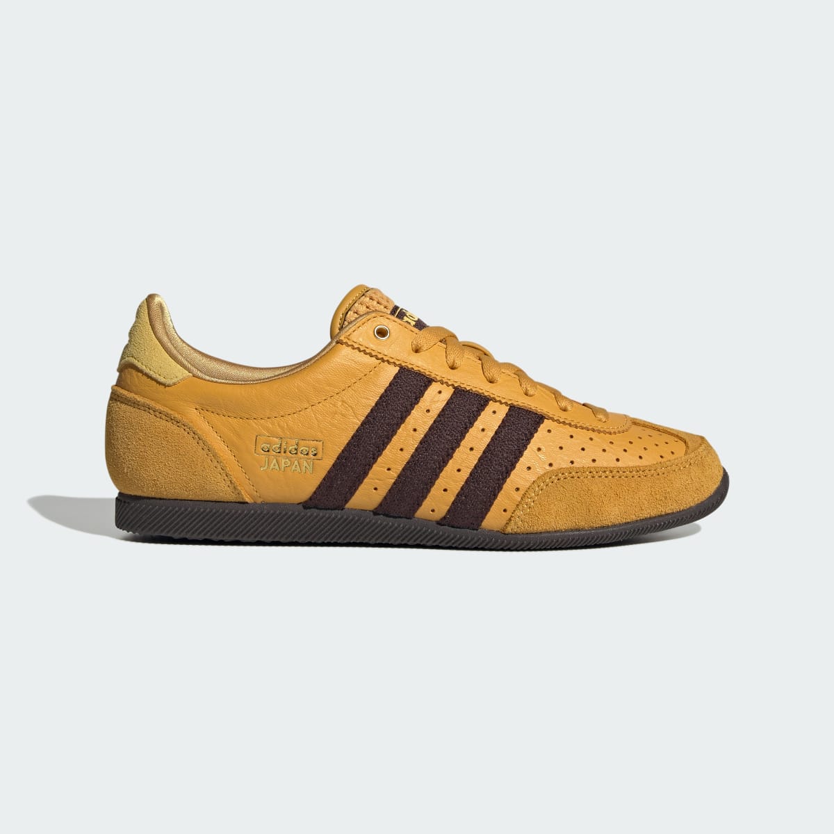 Adidas Women's JAPAN SHOES - Preloved Yellow / Aurora Coffee / Gold Metallic - Image 1