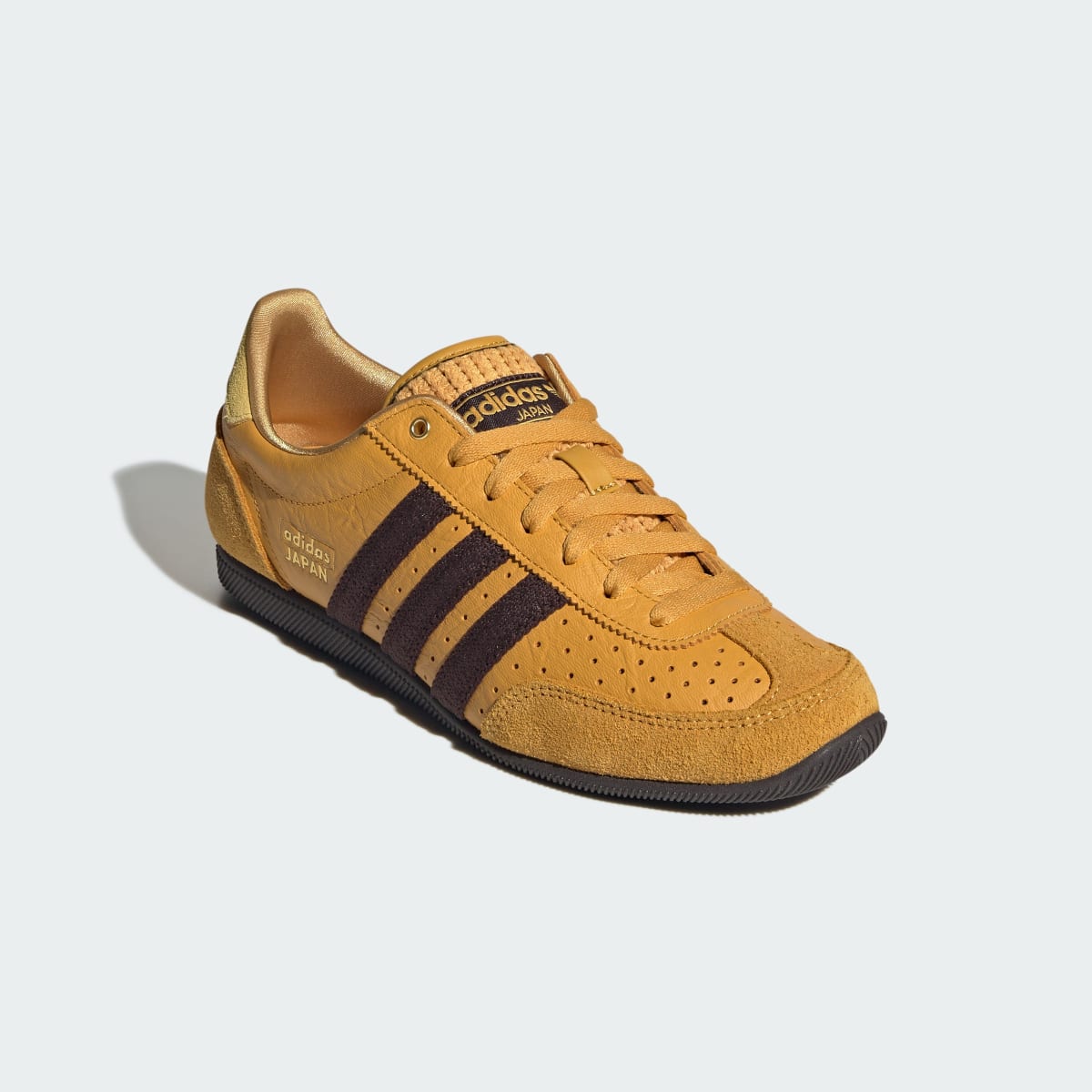 Adidas Women's JAPAN SHOES - Preloved Yellow / Aurora Coffee / Gold Metallic - Image 4