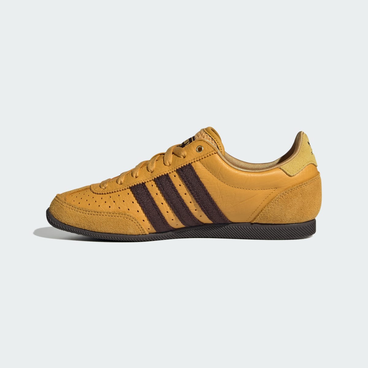 Adidas Women's JAPAN SHOES - Preloved Yellow / Aurora Coffee / Gold Metallic - Image 6