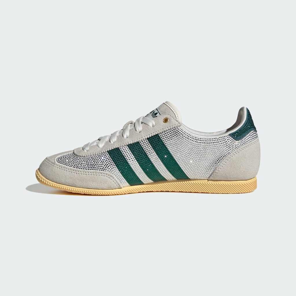 Adidas Women's JAPAN W - Core White / Rich Green / Orange Tint - Image 6