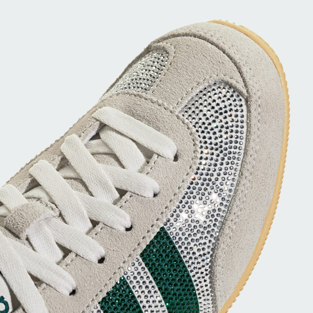 Adidas Women's JAPAN W - Core White / Rich Green / Orange Tint - Image 7