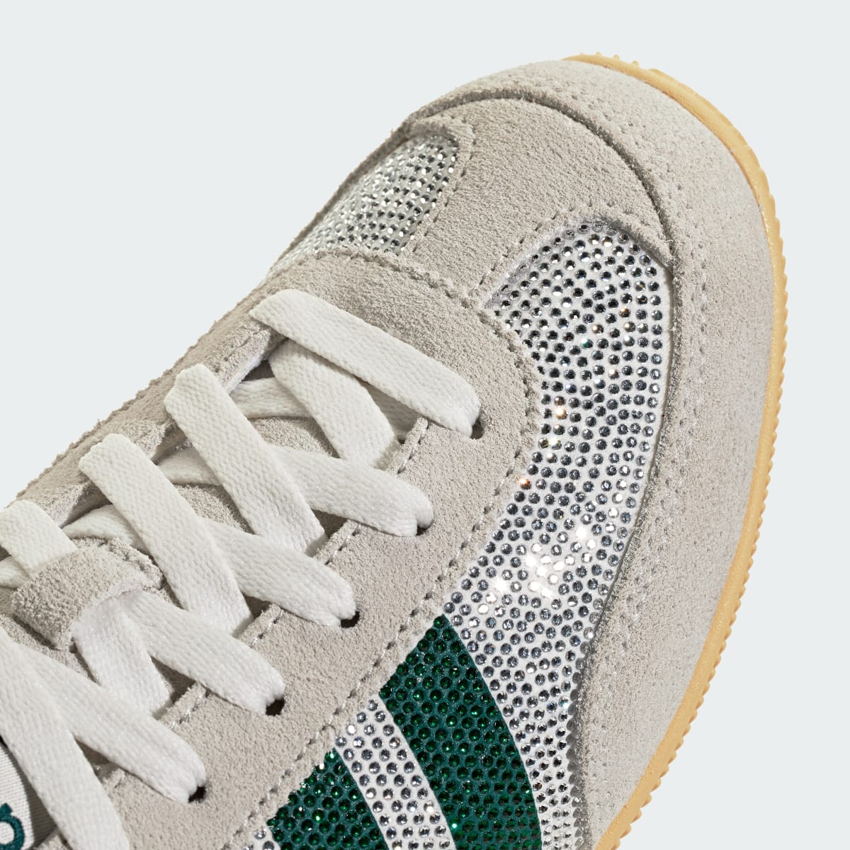 Adidas Women's JAPAN W - Core White / Rich Green / Orange Tint - Image 7