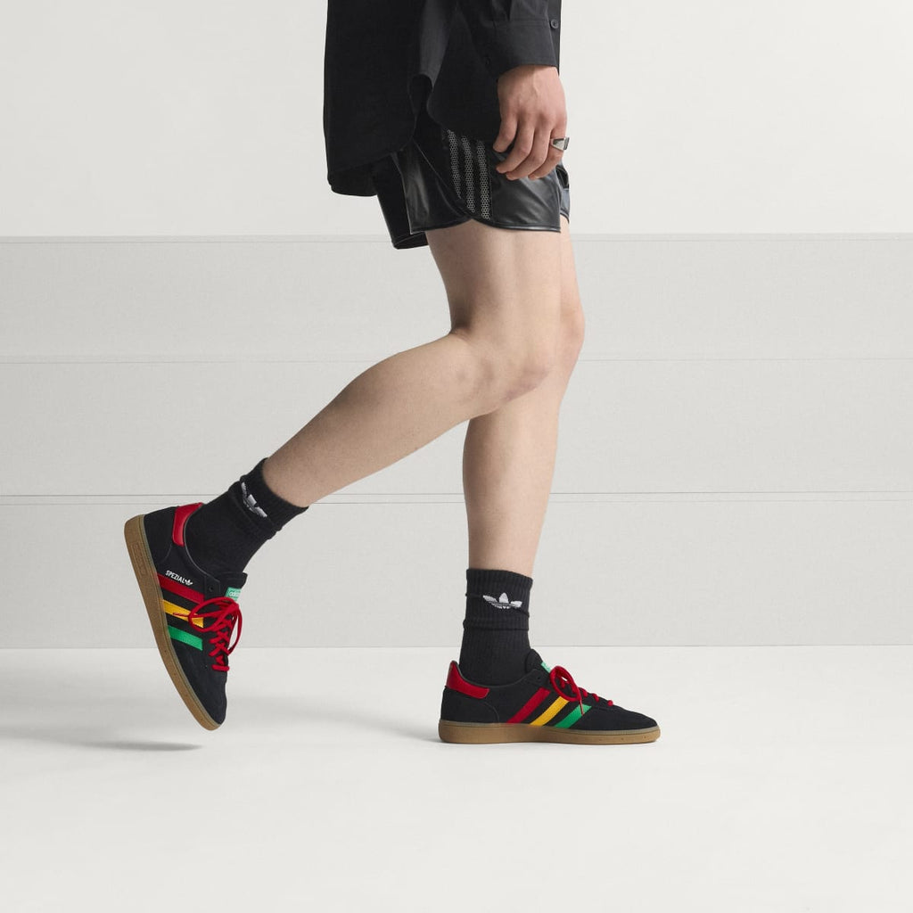 Adidas Women's Jamaica Handball Spezial Shoes - Core Black / Pure Ruby / Bold Gold - Image 2