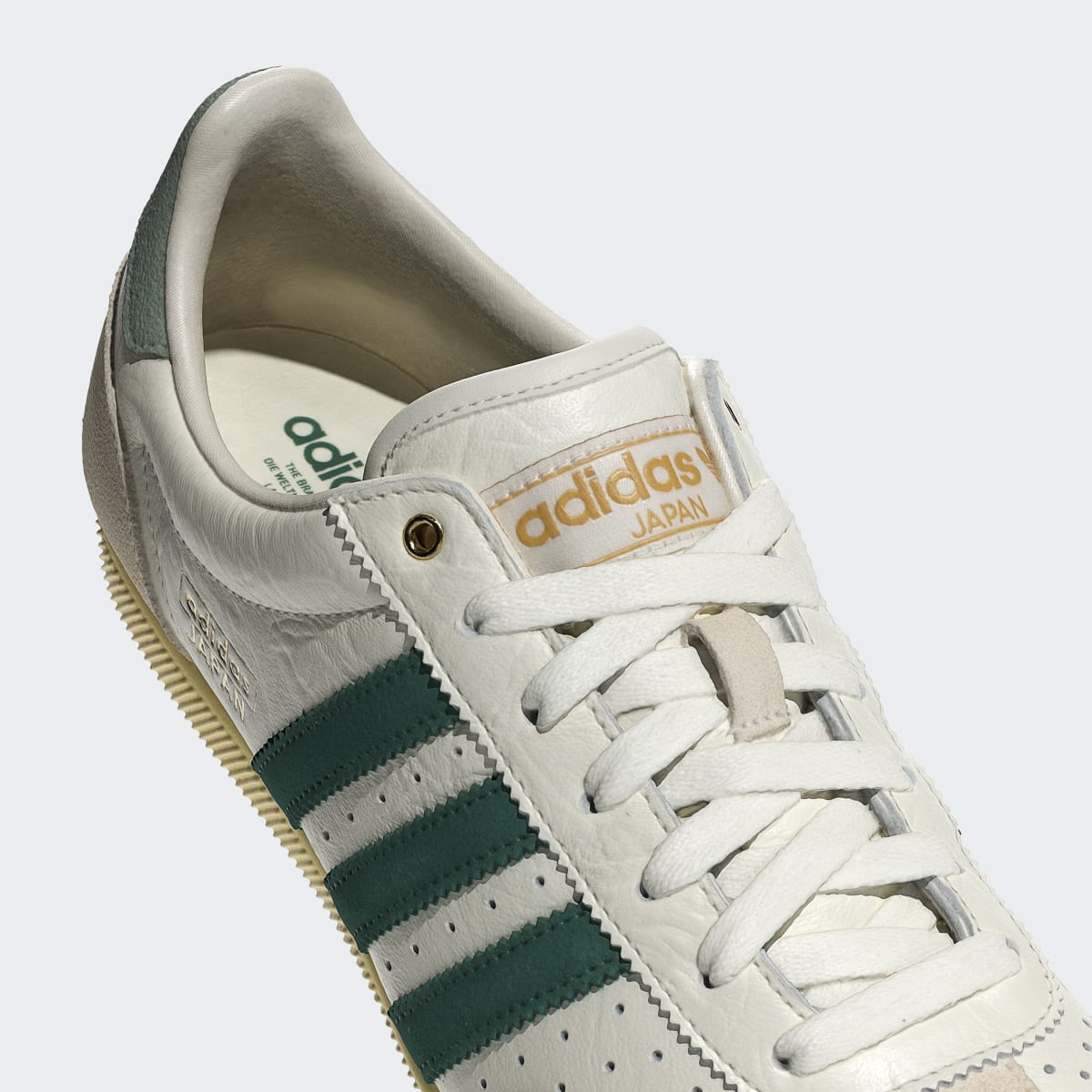 Adidas Women's Japan Shoes - Off White / Collegiate Green / Orange Tint - Image 9