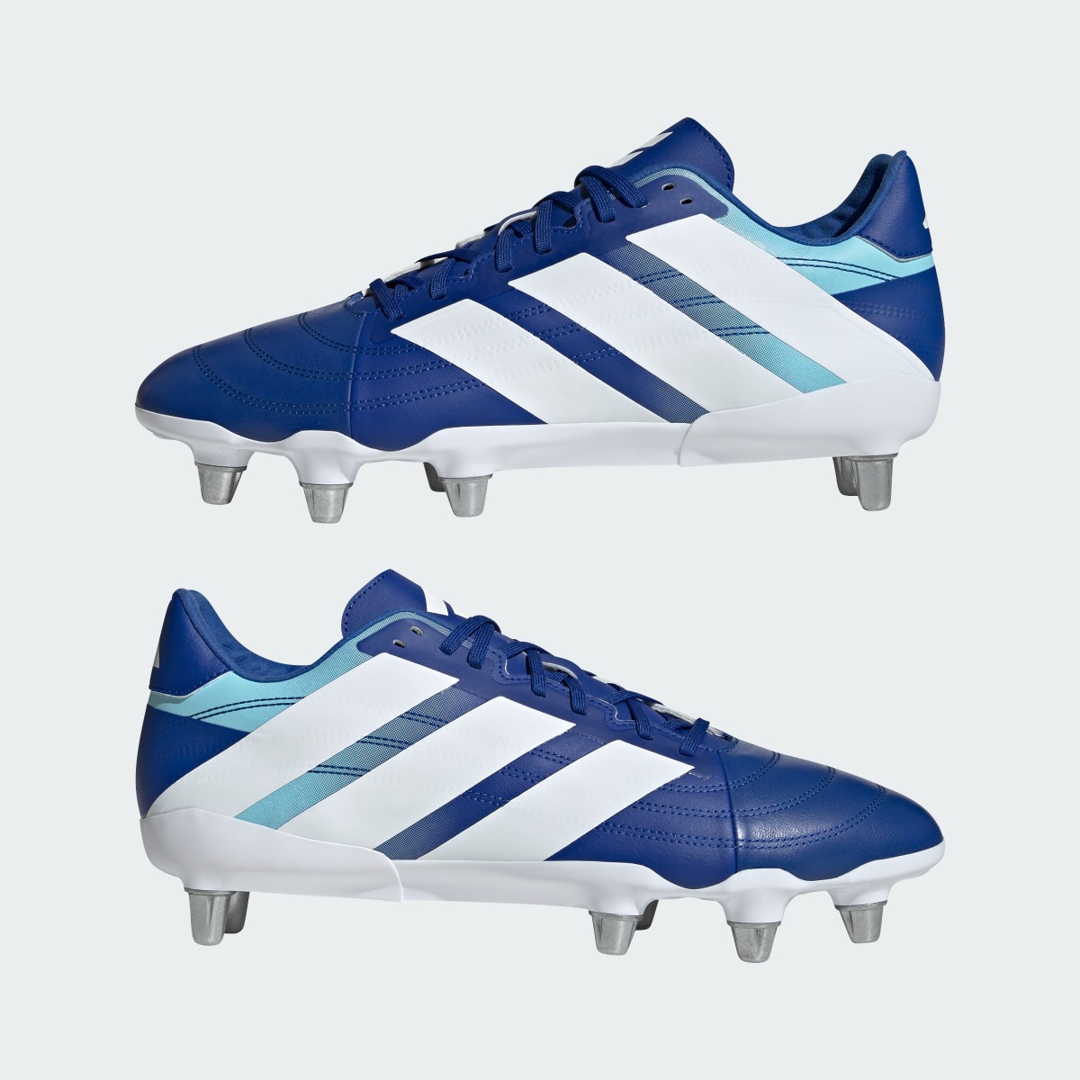 Adidas Women's KAKARI ELITE (SG) Cleats - Royal Blue / Cloud White / Bliss Blue - Image 8