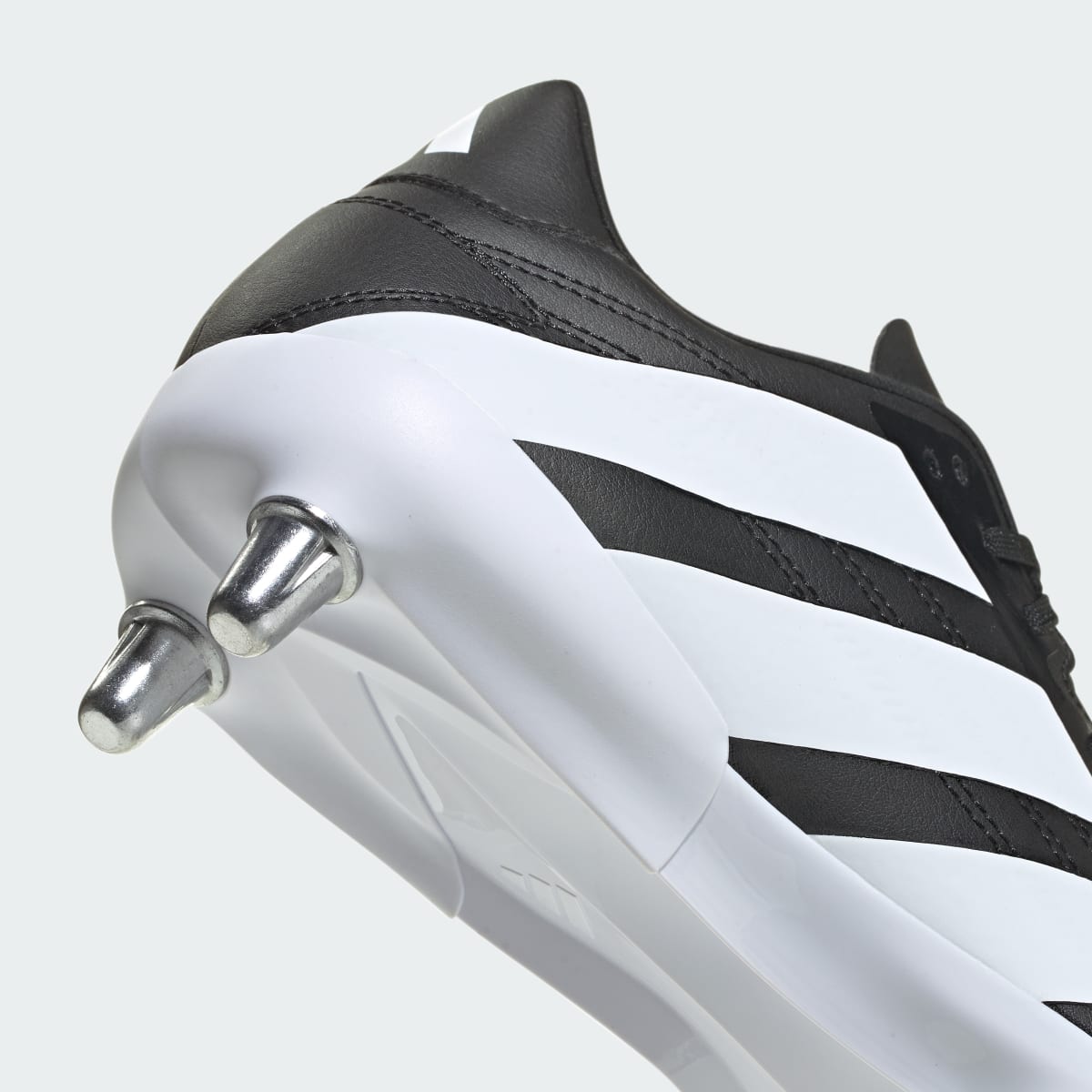 Adidas Men's KAKARI (SG) BOOTS - Core Black / Cloud White / Silver Metallic - Image 8