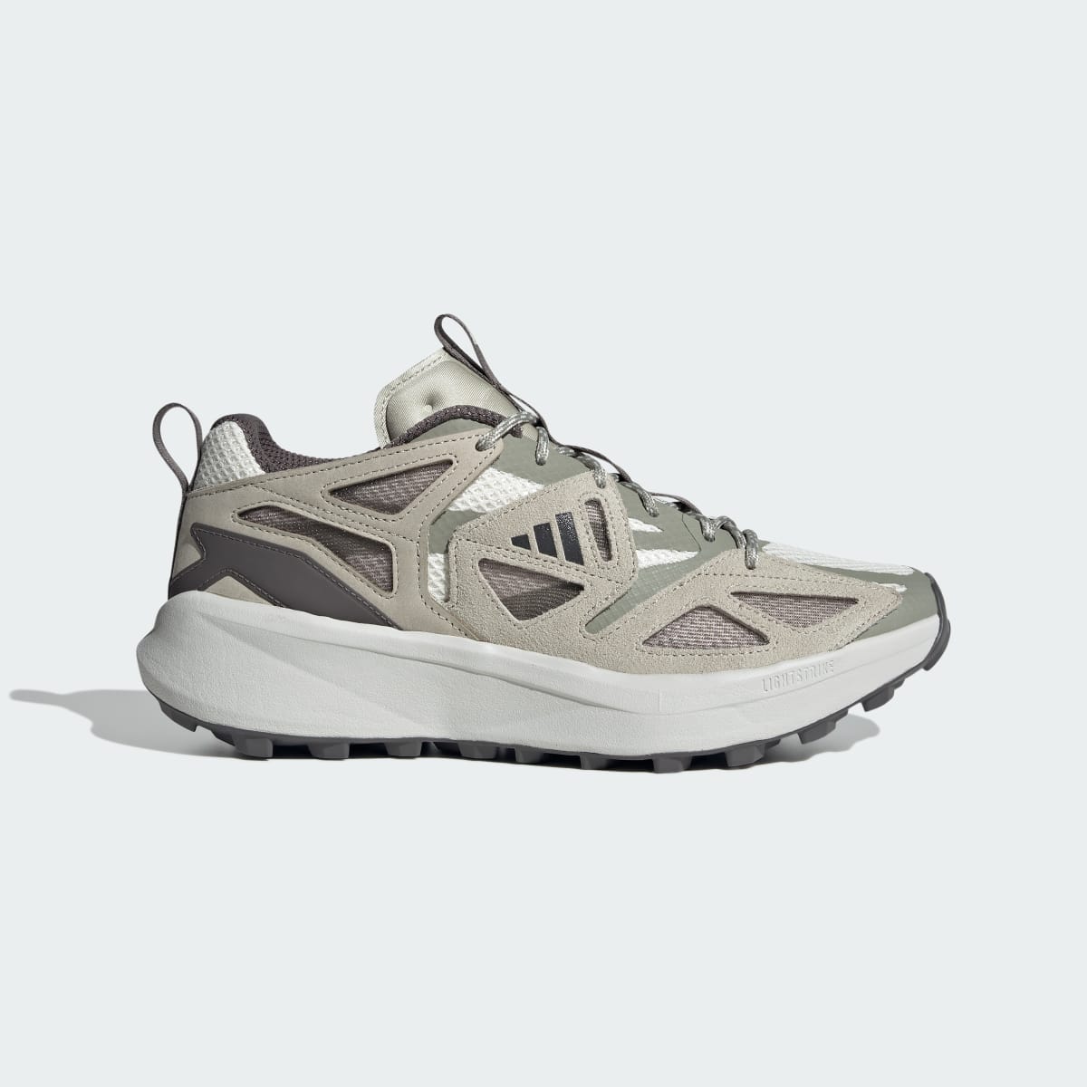 Adidas Men's Kantai Trail Shoes - Cloud White / Charcoal / Putty Grey - Image 1