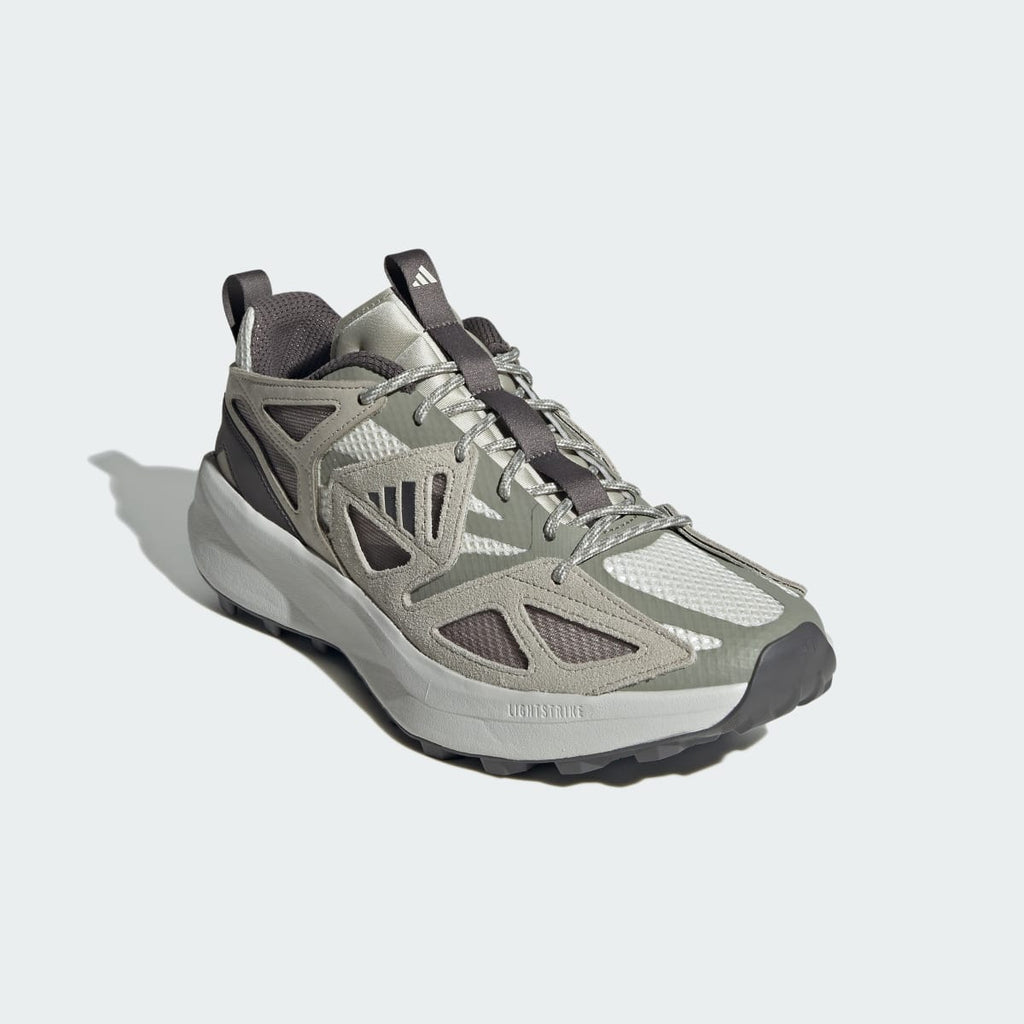 Adidas Men's Kantai Trail Shoes - Cloud White / Charcoal / Putty Grey - Image 4