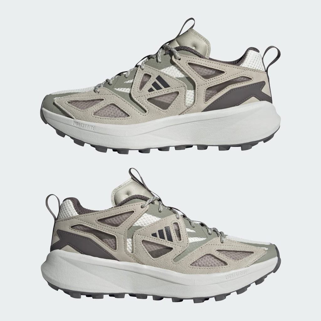 Adidas Men's Kantai Trail Shoes - Cloud White / Charcoal / Putty Grey - Image 7