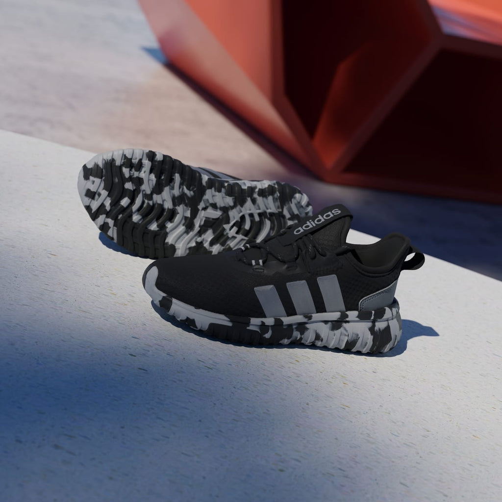 Adidas Kids' Kaptir 4.0 Shoes Kids - Core Black / Tech Grey Metallic / Grey Two - Image 4