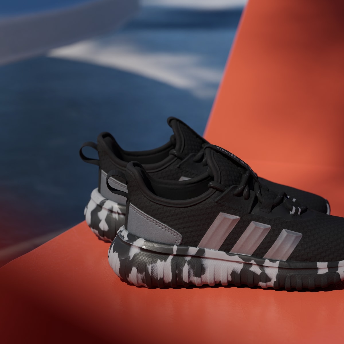 Adidas Kids' Kaptir 4.0 Shoes Kids - Core Black / Tech Grey Metallic / Grey Two - Image 9