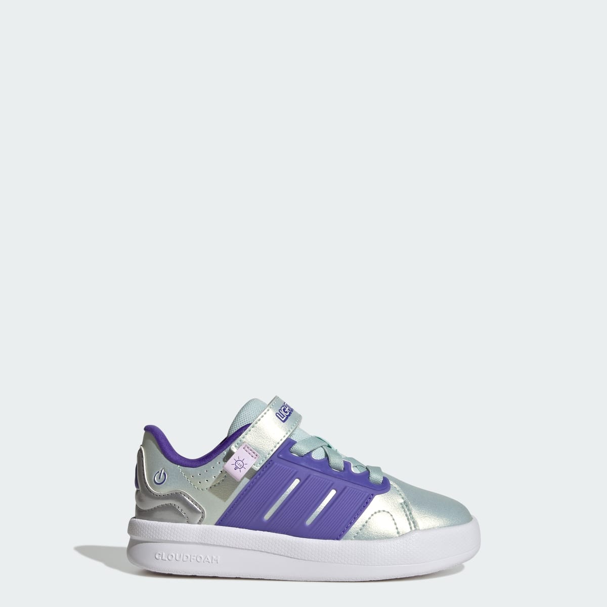 Adidas Kids' LIGHTORAMA COURT SHOES CHILDREN - Halo Mint / Solar Purple / Ice Lavender - Image 1