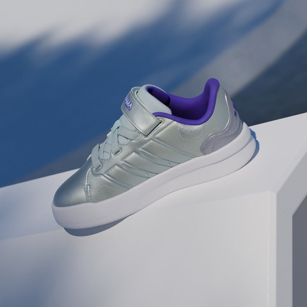 Adidas Kids' LIGHTORAMA COURT SHOES CHILDREN - Halo Mint / Solar Purple / Ice Lavender - Image 7