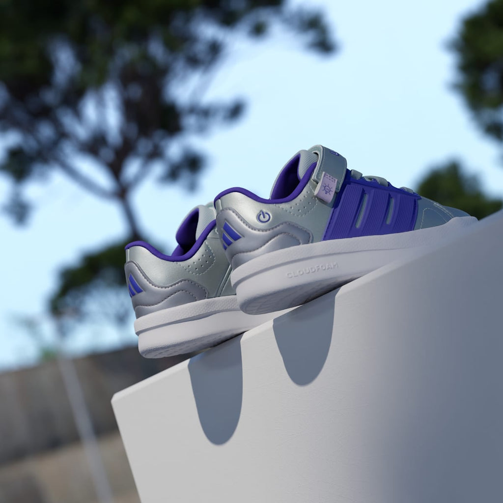 Adidas Kids' LIGHTORAMA COURT SHOES CHILDREN - Halo Mint / Solar Purple / Ice Lavender - Image 8